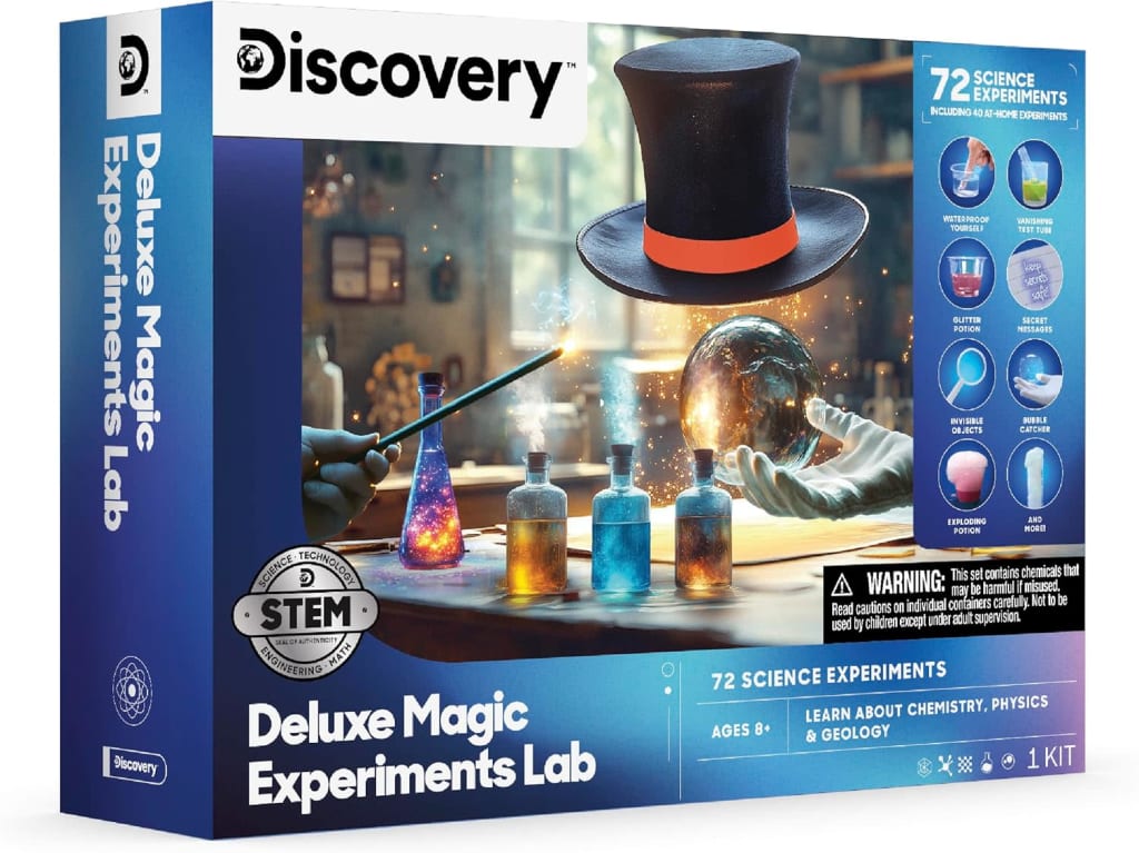 Universal Magic Lab Discovery Deluxe Magic Experiments Lab: $10.39