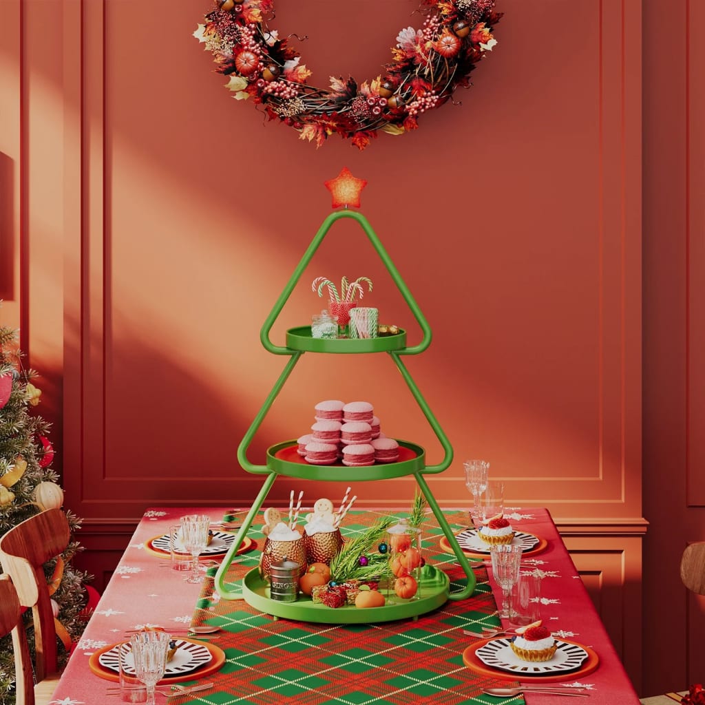 Pinmoco Christmas Tree Snack Rack: $40