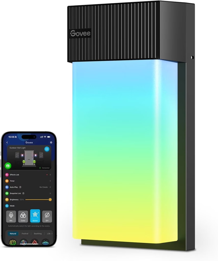 Govee Smart Outdoor Wall Light for $70 + free shipping
