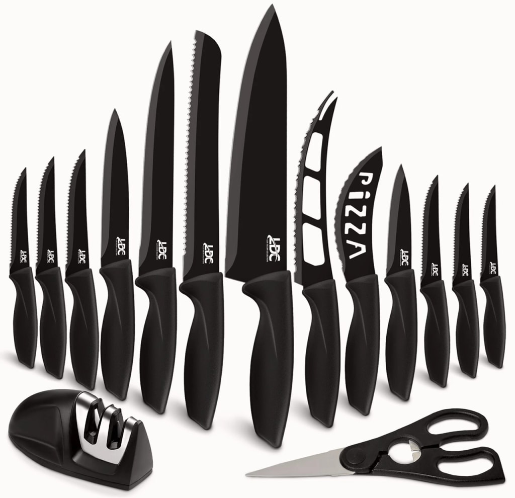 Homecollection 15-Piece Kitchen Set for $14 + free shipping