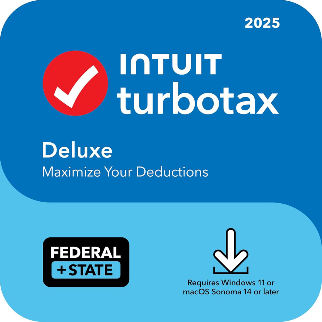 Intuit TurboTax Deluxe Federal & State Tax Software