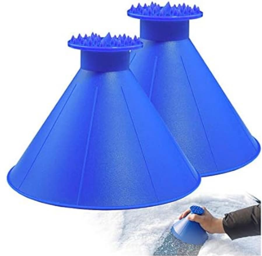 Cone Magic Car Ice Scraper 2-Pack