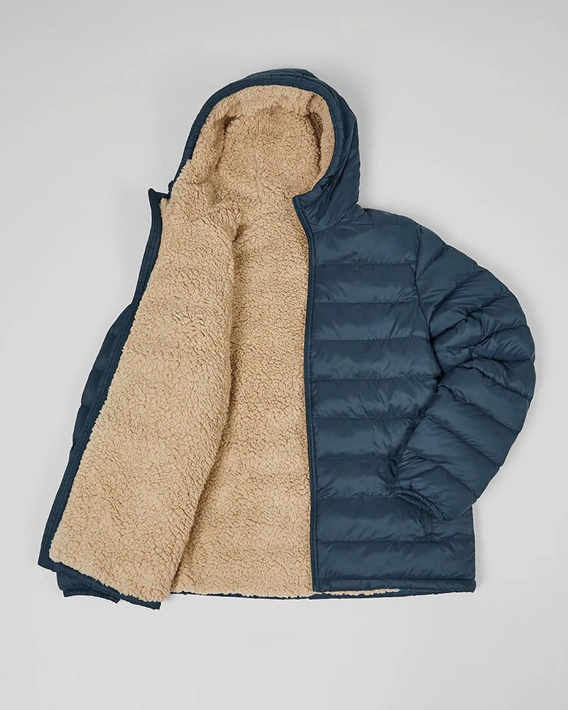 32 Degrees Men's Hooded Sherpa-Lined Jacket