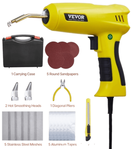 Vevor 220W Welder Gun Kit w/ 800 Staples & 56 Rods for $25 + free shipping