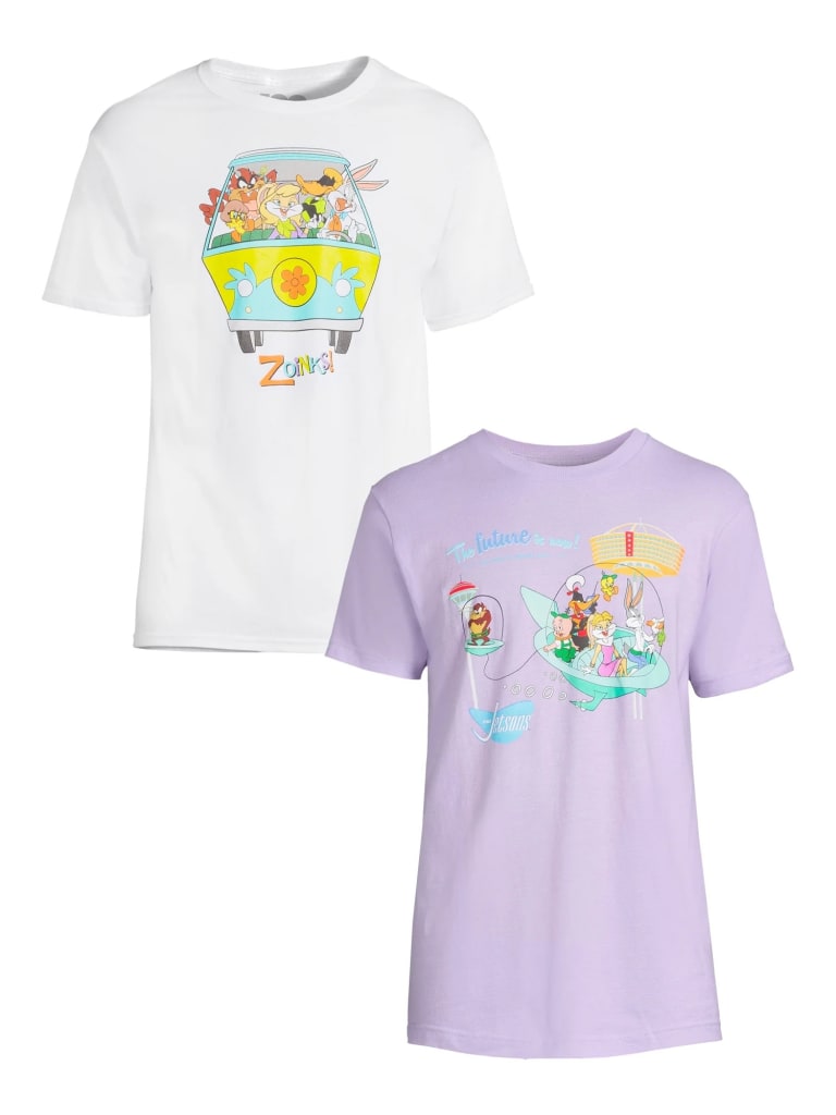 Warner Brothers 100th Men's Graphic T-Shirt 2-Pack from $7 + free shipping w/ $35