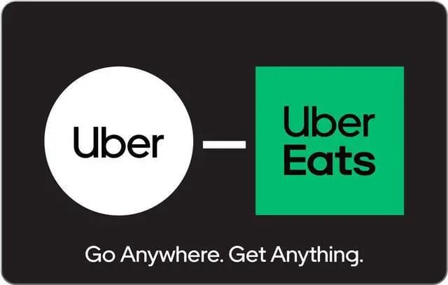 $100 Uber / Uber Eats Gift Card