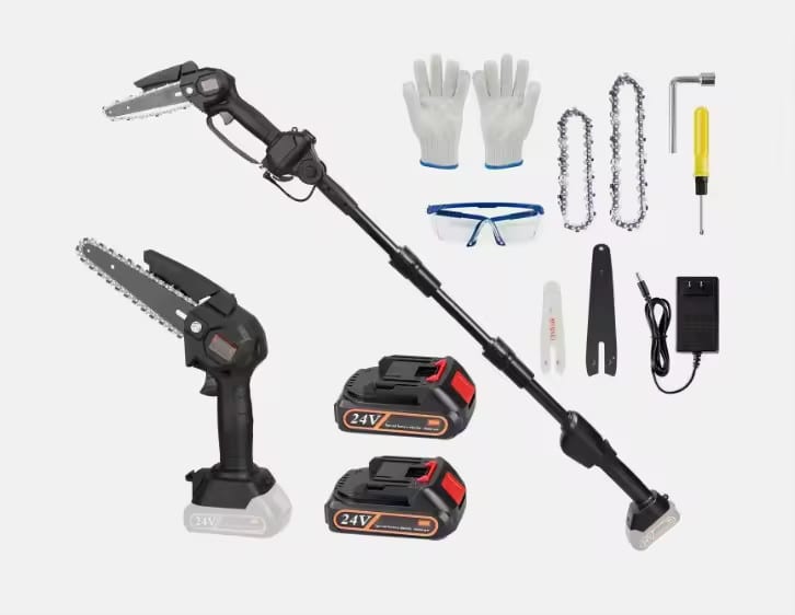 2-in-1 Cordless Pole Saw Kit