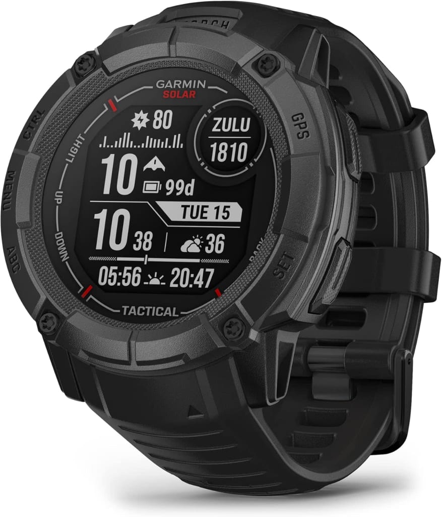 Garmin Instinct 2X Solar Tactical GPS Smartwatch