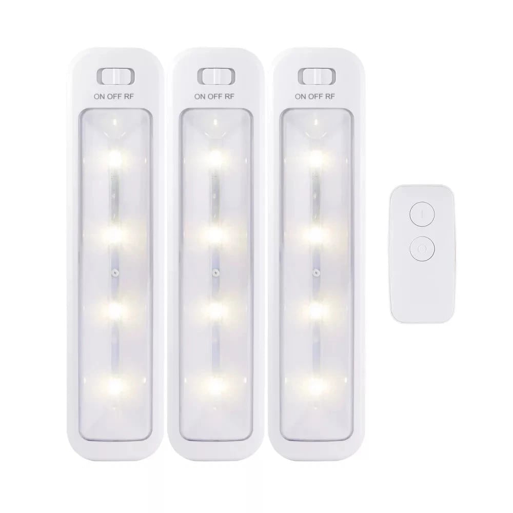 Energizer 9" LED Cabinet Light Bar 3-Pack for $14 + free shipping