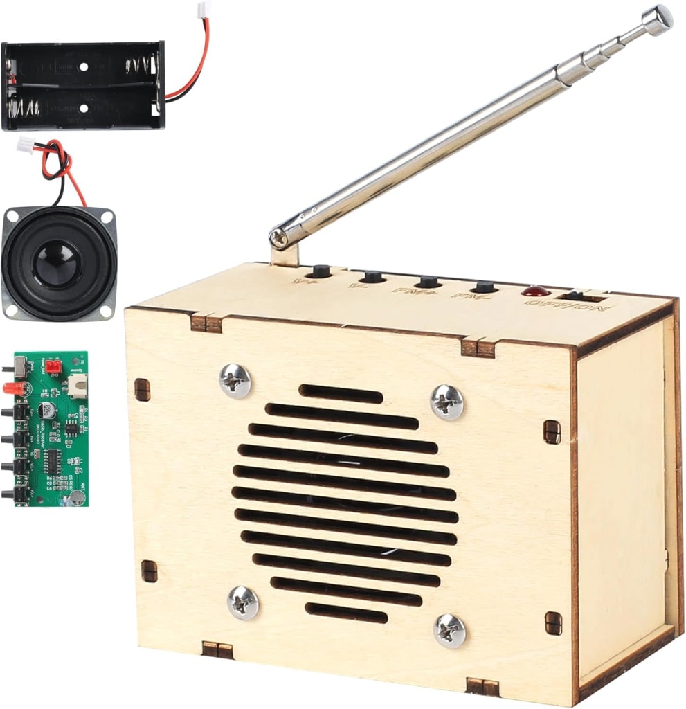 Build Your Own FM Radio STEM Kit: $9.99
