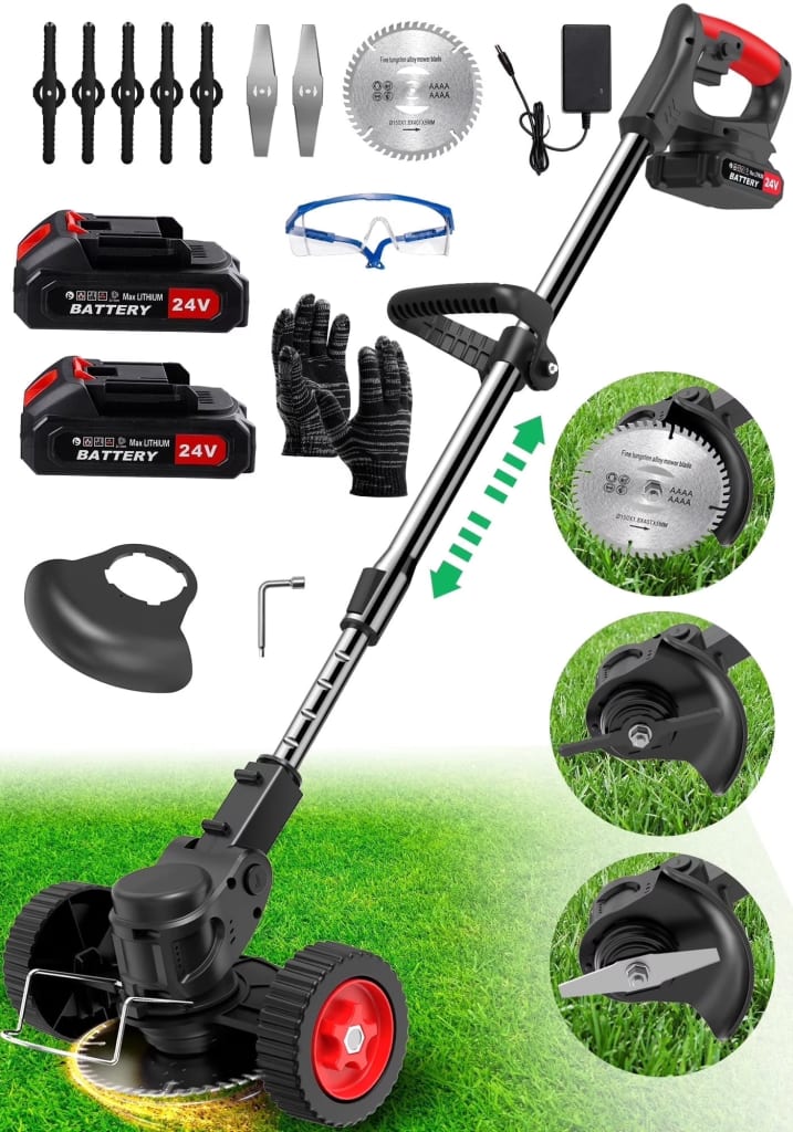 Electric Cordless String Trimmer for $37 + free shipping