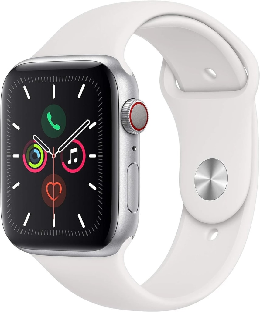 Refurb Apple Watch Series 5 GPS + Cellular 44mm Aluminum Sport Smartwatch for $110 + free shipping