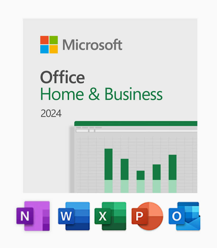 Microsoft Office 2024 Home & Business Lifetime License for PC & Mac 180