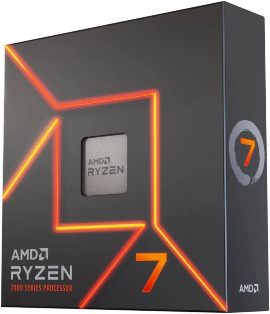 AMD Ryzen 7 7700X Zen 4 8-Core 4.5 GHz 105W Desktop Processor
