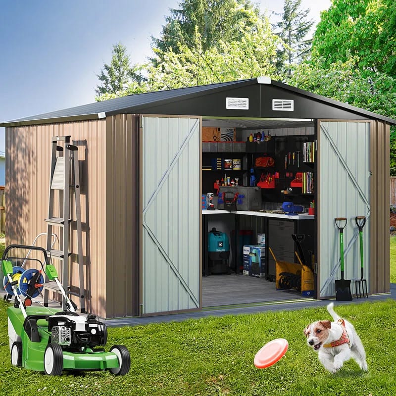 JolyDale 10x8Foot Metal Tool Shed 290