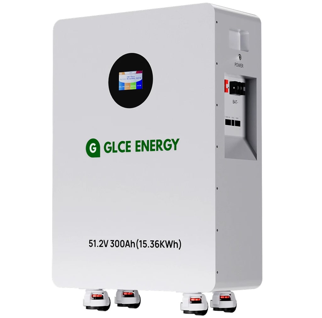 GLCE Energy 48V 300Ah Lifepo4 Solar Lithium Battery for $1,775 + free shipping