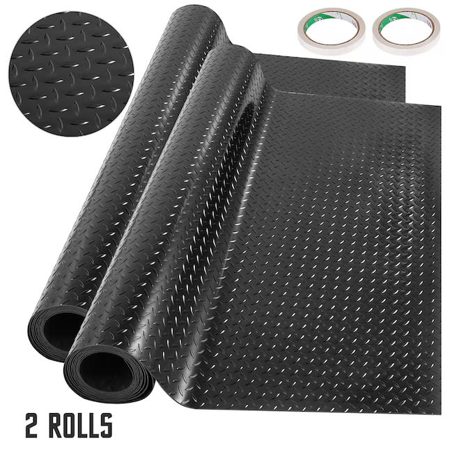 Vevor 53-Sq. Ft. Smooth PVC Garage Flooring Roll for $93 + free shipping