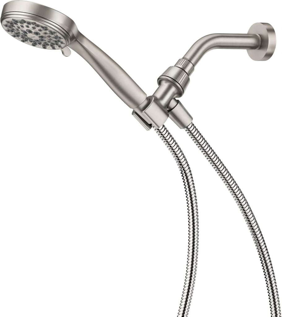 Moen 5-Setting Nickel Spot Resist Shower Head