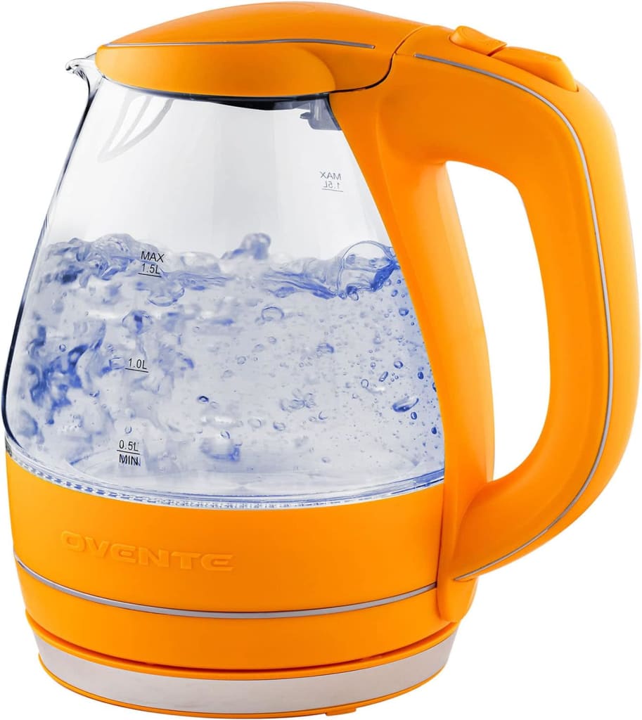 Ovente Glass Electric Kettle 18 KG83O