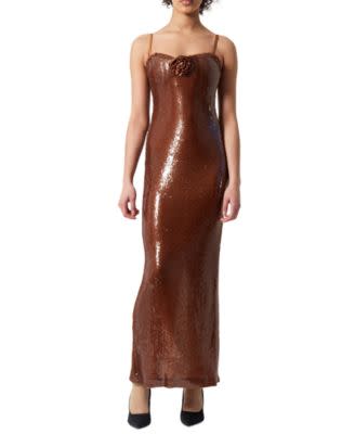 French Connection Women's Beatrice Sequin Strappy Dress for $36 + free shipping
