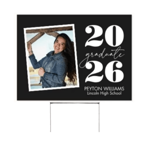 Same Day Double-Sided Yard Sign at Walgreens