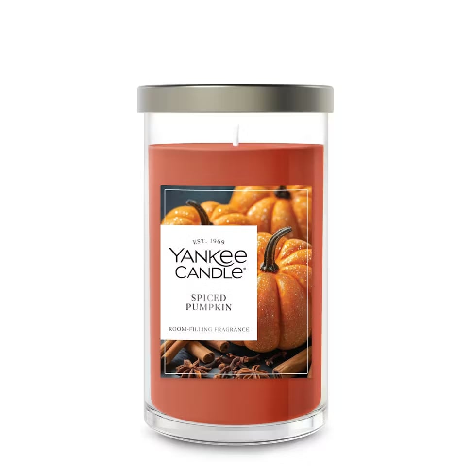 Yankee Candle Spiced Pumpkin Signature Medium Pillar Candle