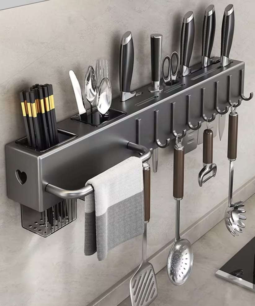 Wall-Mounted Kitchen Organizer
