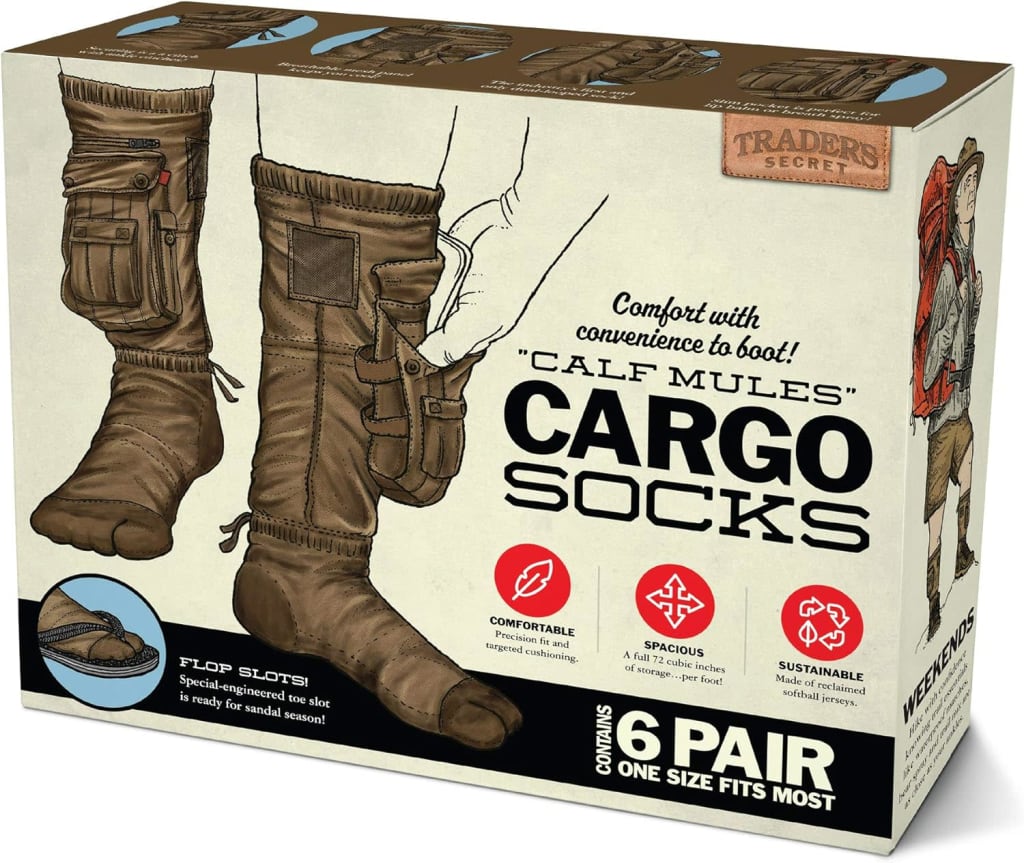 Prank-O Cargo Socks or 12,000-Piece Puzzle Prank Gift Box