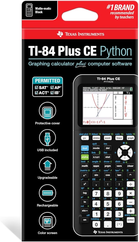 Texas Instruments TI-84 Plus CE Python Graphing Calculator for $95 + free shipping