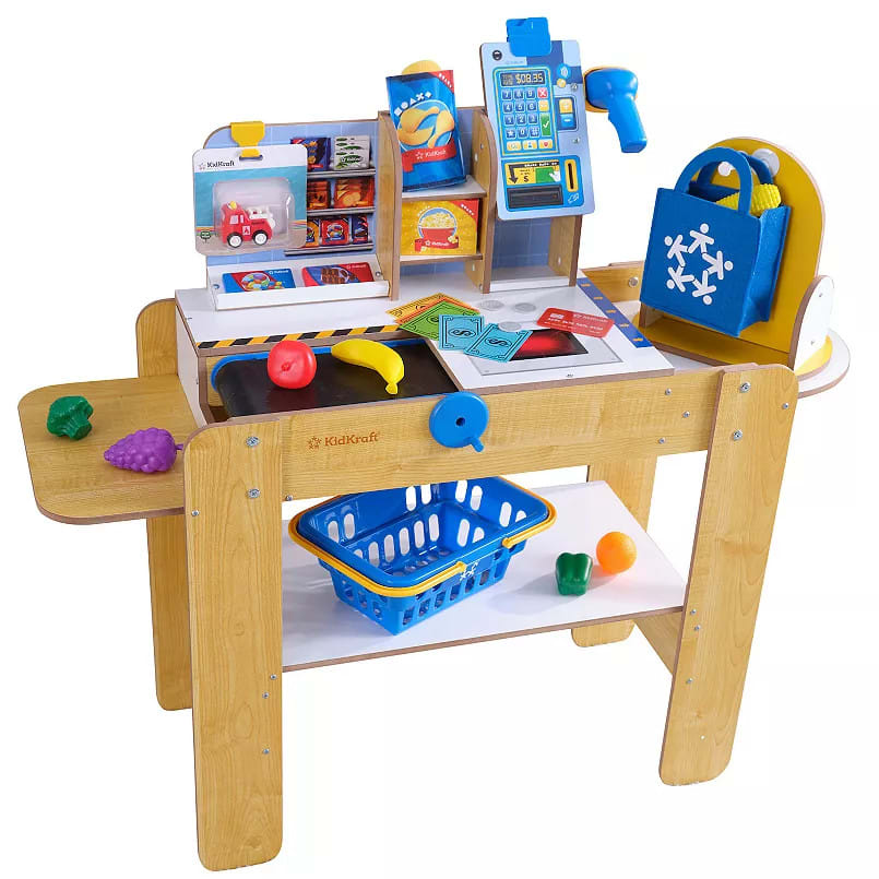 KidKraft Wooden Grocery Store SelfCheckout Center 76 + 10 Kohl's