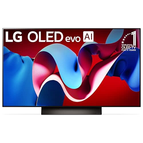 LG Evo C4 Series OLED48C4PUA 48" 4K OLED UHD Smart TV (2024) 997 w/ Prime