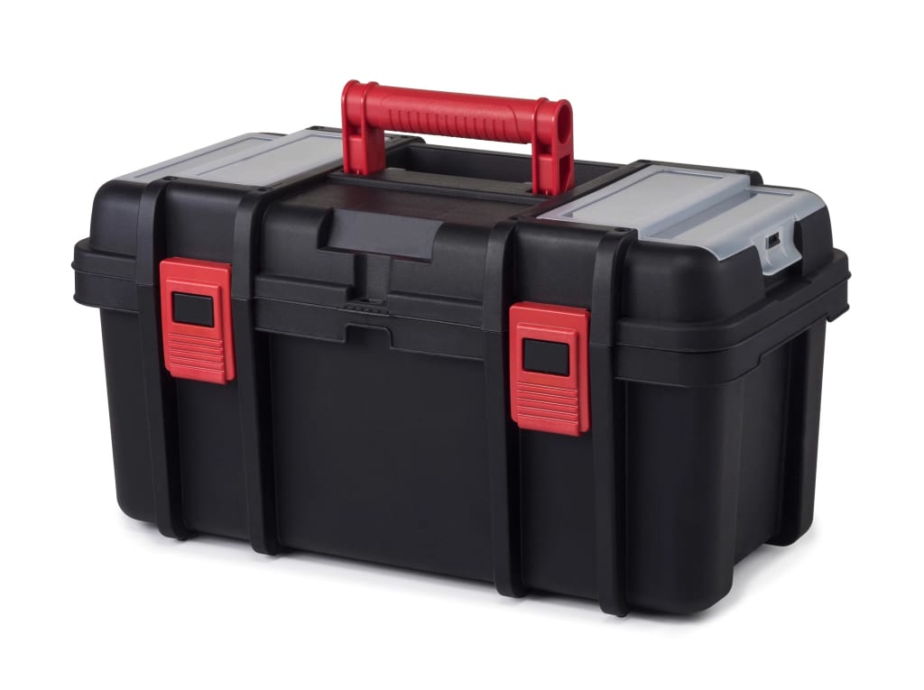 Hyper Tough 19" Toolbox for $13 + free shipping w/ $35