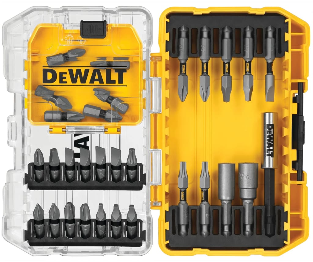 DeWalt TOUGH GRIP 30-Piece Screwdriver Bit Set: $3.72 - DWAF30SETTG
