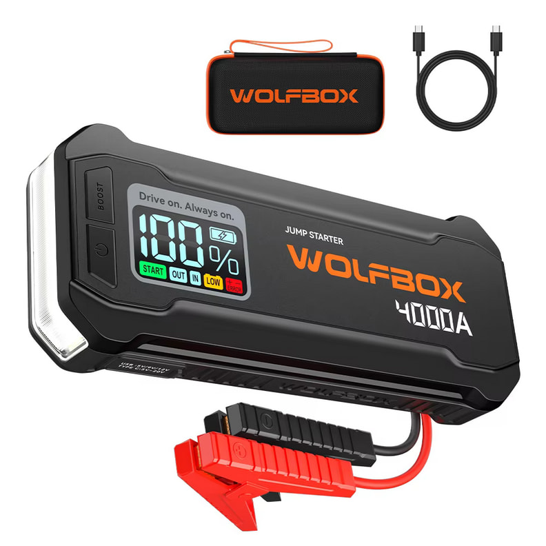 WolfBox 4,000A Jump Starter