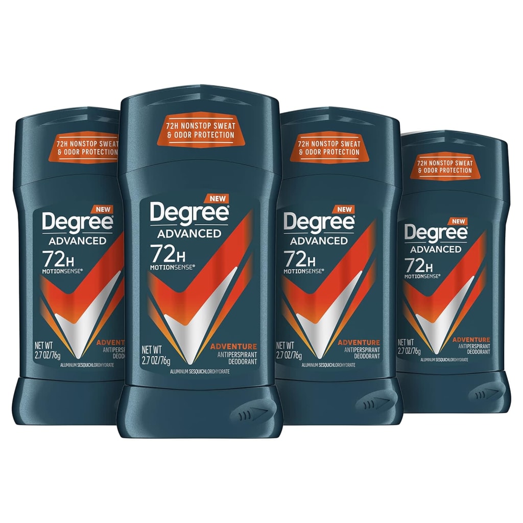 Degree Men's MotionSense 72-Hr Antiperspirant Deodorant 4-Pack