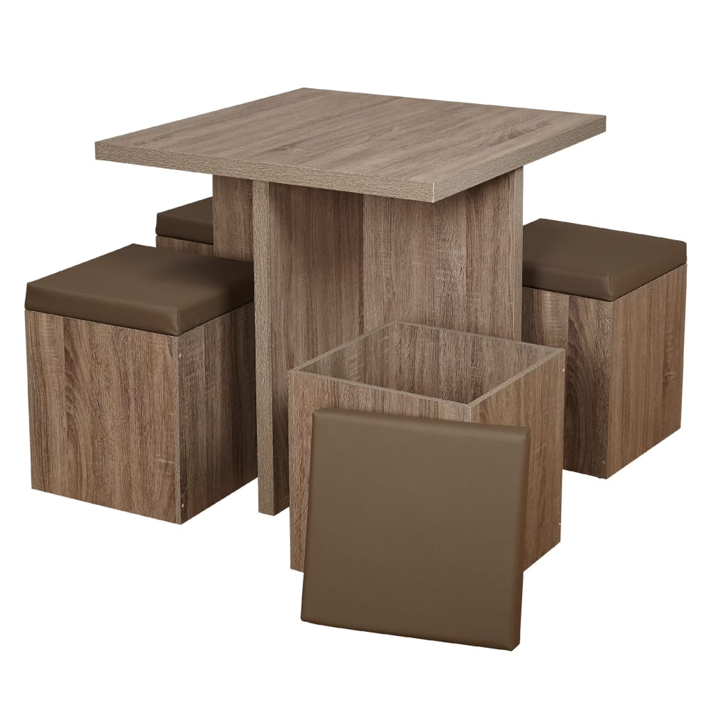 Mainstays Dexter 5-Piece Dining Room/Kitchen Set with Storage Ottoman for $89 + free shipping