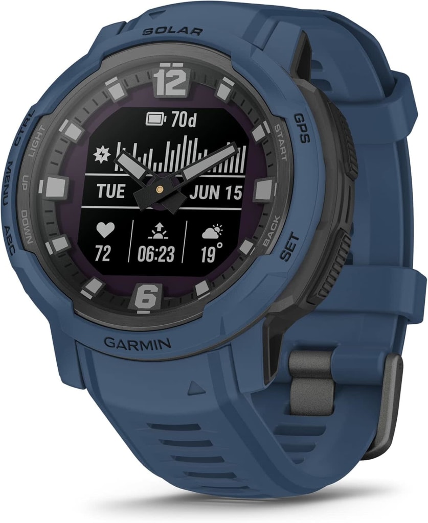 Garmin Instinct Crossover Solar Hybrid Smartwatch