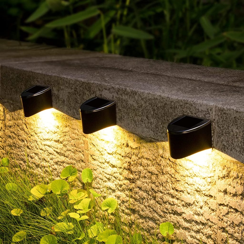 Gigalumi Solar Deck Lights 8-Pack for $13 - 8394