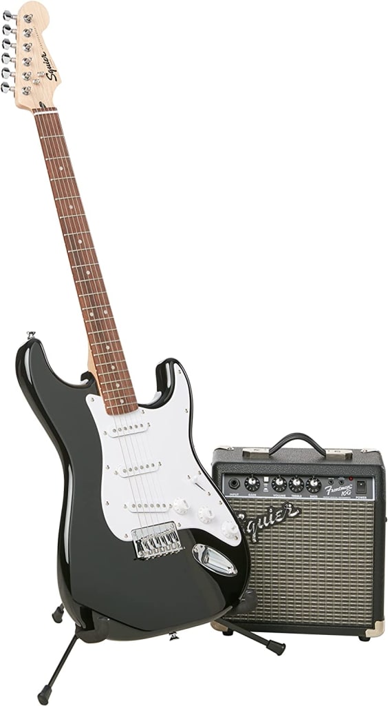 Fender Squier Stratocaster Electric Guitar Beginner Starter Pack for