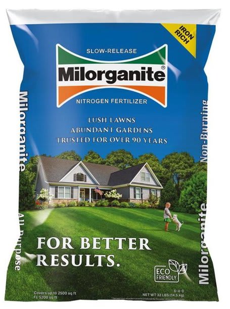 Milorganite Long Lasting All Purpose Lawn Food Fertilizer 32-lb. Bag for $19 + free shipping w/ $35