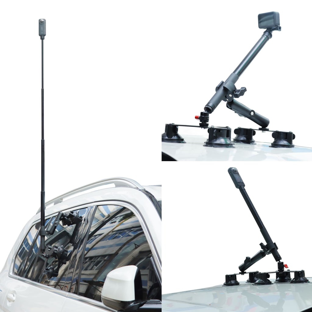 Taisioner Suction Car Mount for Action Cameras for 60