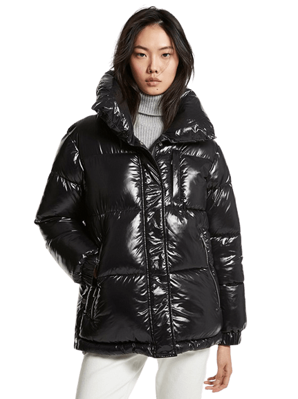 Michael Kors Women's Metallic Ciré Puffer Jacket - Casual Jackets