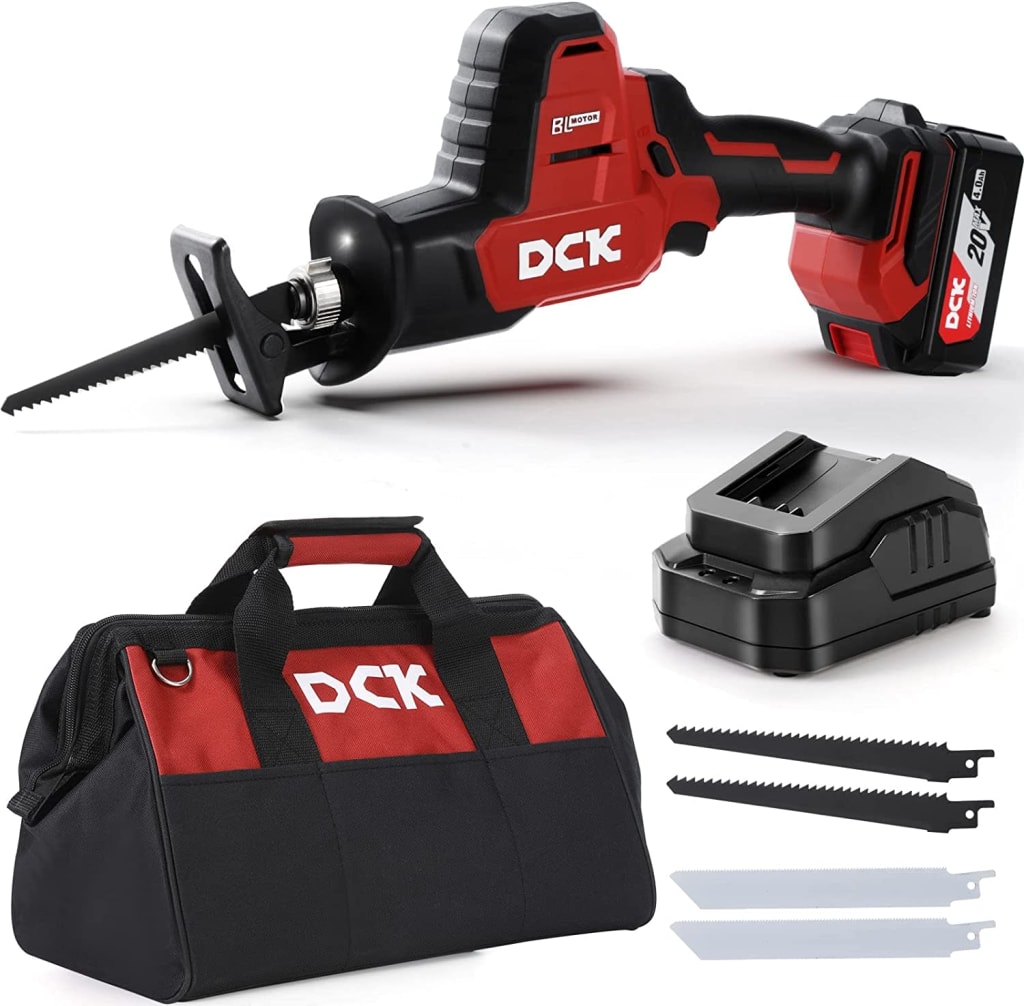 DCK 20V Cordless Reciprocating Saw for $130 KDJF22