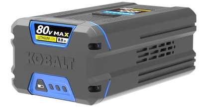 Kobalt 80V Max 5Ah Rechargeable Lithium Ion Cordless Power Tool Battery ...