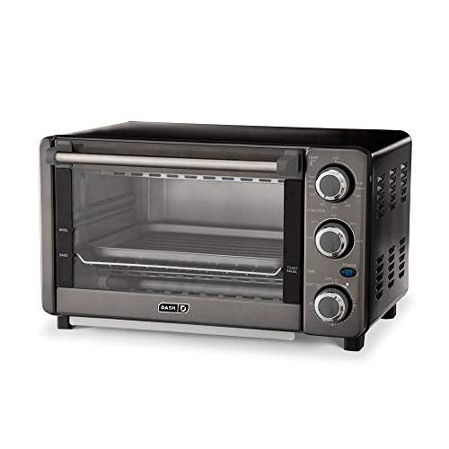 Dash DMTO100GBPY04 Mini Toaster Oven Cooker for Bread, Bagels