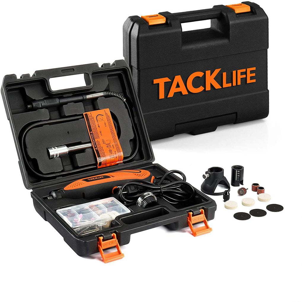 Tacklife Rotary Tool Kit w/ Attachments and Carrying Case for $20  RTD35ACL