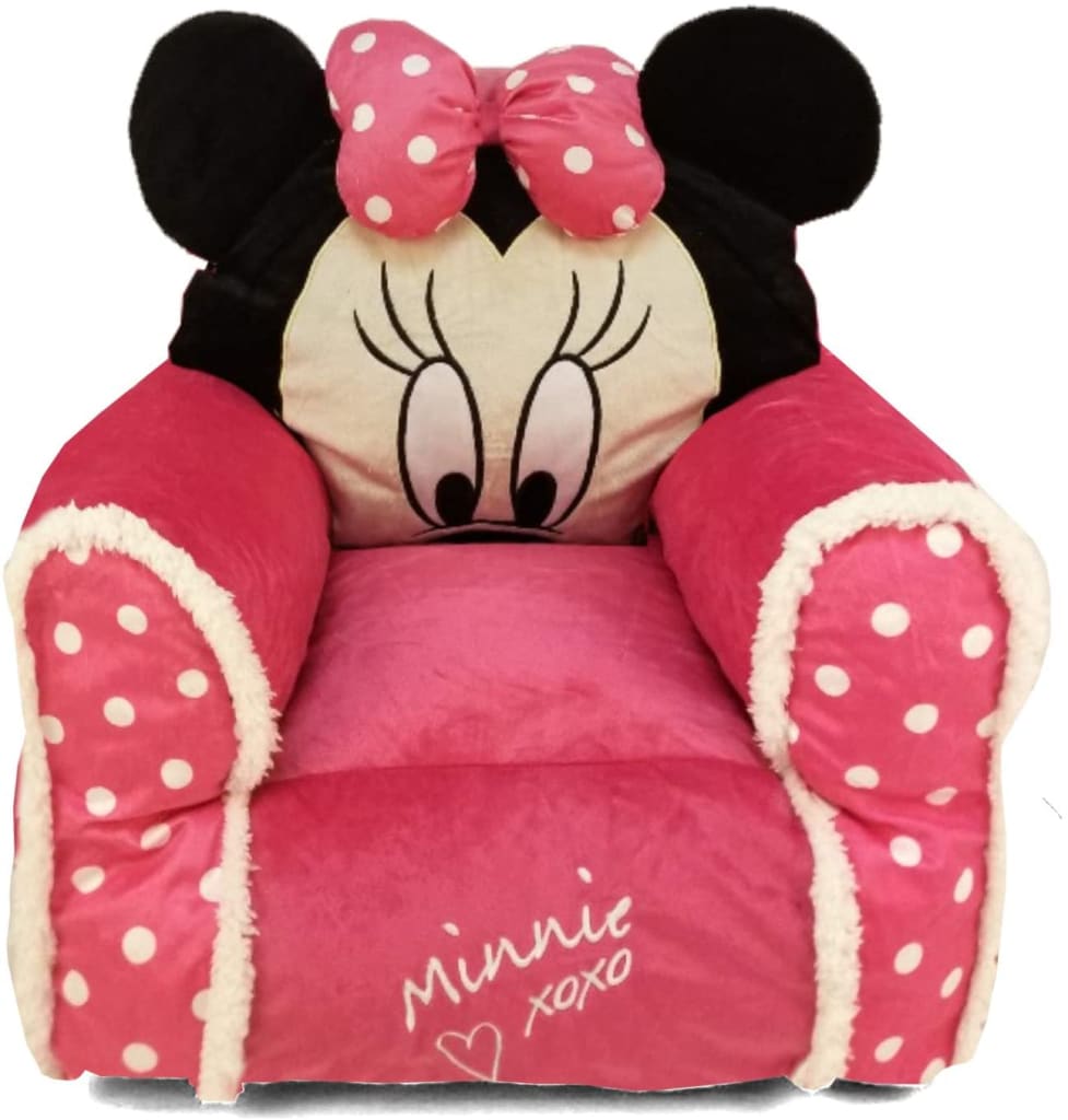 Idea Nuova Disney Minnie Mouse Bean Bag Chair for 48 WK321110