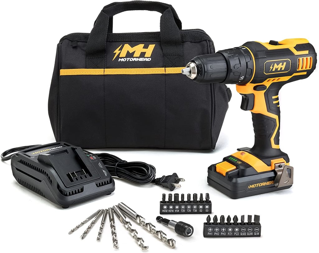 Motorhead 20V Ultra Drill Driver 2.0Ah Kit for 33 MH03DB101