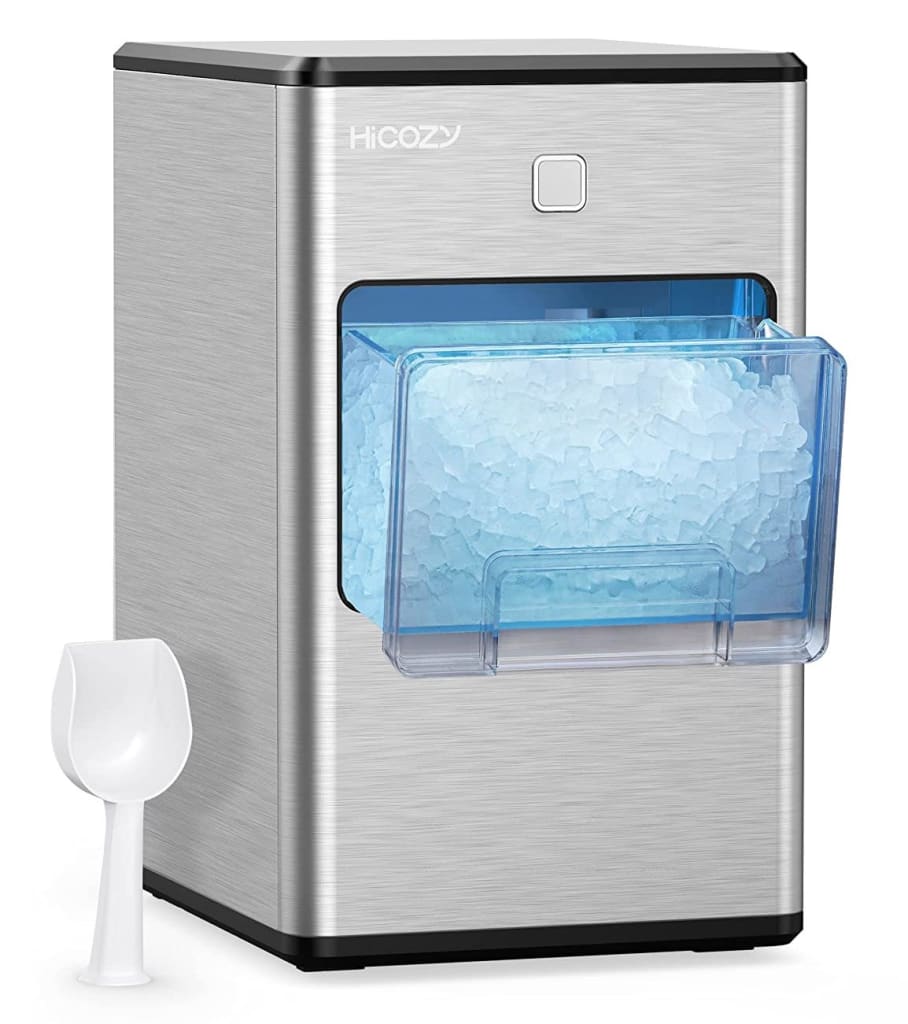 Hicozy Countertop Nugget Ice Maker for $320 - HAMBBS1BK