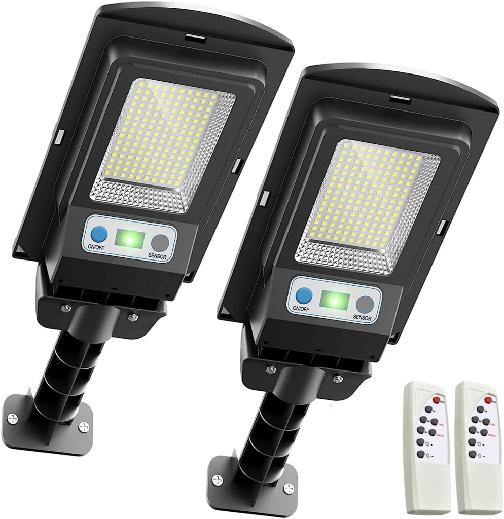 Wywna LED Solar Flood Light 2Pack for 24 Mi150 2